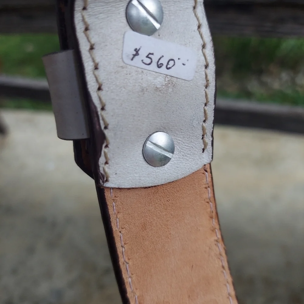 Genuine Leather Mexican Embroidered Western Belt